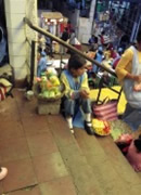 Vendedora mercado Central